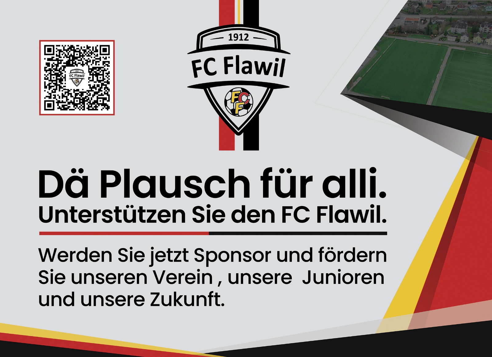 Clubhaus und Tribüne FC Flawil