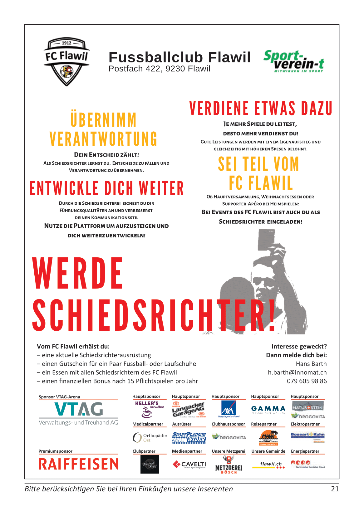 WERDE SCHIEDSRICHTER!